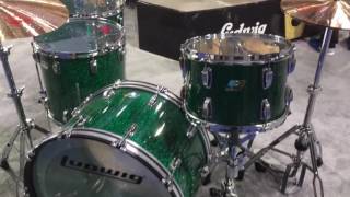 Video thumbnail for Harmony Central Winter 2017 Ludwig 45th Vistalite Anniversary Green Sparkle Acrylic Drum Set by HarmonyCentral