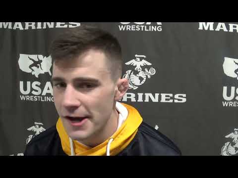 Jesse Thielke, after qualifying for 2022 Final X at 63 kg in Greco-Roman