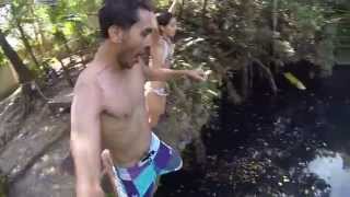 preview picture of video 'Cenote Verde Lucero | Cancun, Mexico | Cliff Jump'