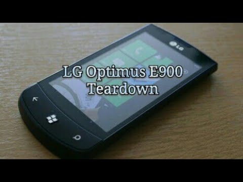 comment demonter lg e900