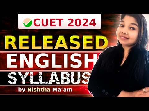 BIFURCATION OF ENGLISH SYLLABUS FOR CUET 2024 | MentorJi