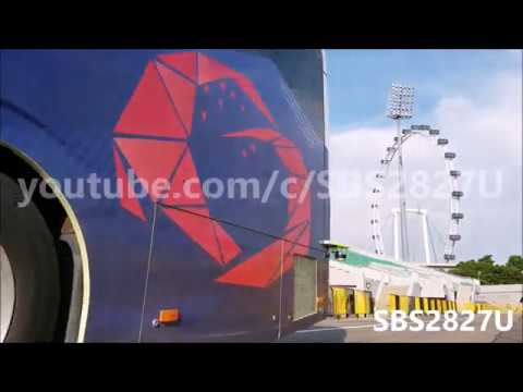 [NTU, Volvo, SMRT] Fully driverless Volvo 7900 Autonomous Electric Bus Ride in Singapore | RD3169T