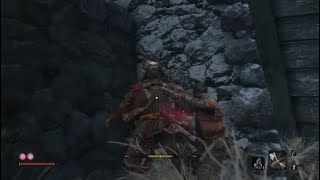 [隻狼（SEKIRO）ボス攻略]侍大将松本内蔵佑の倒し方・忍殺指南：屋根からぴょん！