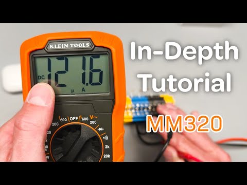 How to Use Klein Tools MM320 Digital Manual Ranging Multimeter ⚡️