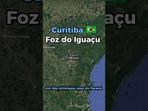 Curitiba - Foz do Iguaçu 🇧🇷 Mudos principais voos do Paraná ✈️