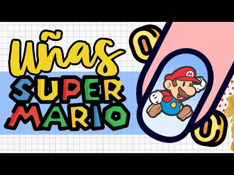 ¡CASI SALE MAL! · UÑAS MARIO BROS 🍄⭐️