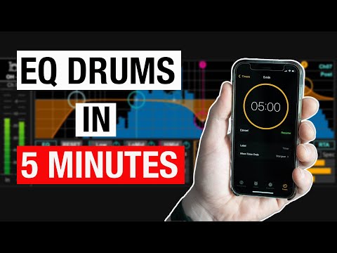 How to EQ Drums for a live gig under 5 minutes