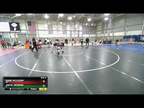 127 Lbs Cons. Round 2 - Saige McCleery, WA Vs Jadyn Jackson, ID 1597