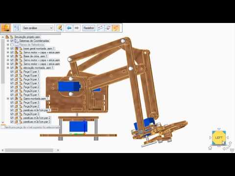 Funcionamento do Braço Robótico manipulador.
