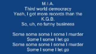 paper planes by M I A with lyrics