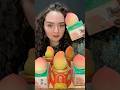 Trying The Viral Asian Peach Mango Fruit Ice Cream Mukbang Eatingshow Tryingfood Asianfood