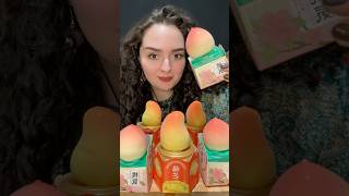 Download lagu trying the viral Asian peach & mango fruit ice cream 🍑 #mukbang #eatingshow #tryingfood #asianfood mp3