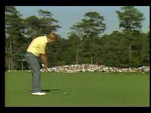 Jack Nicklaus 14th hole approach 1986 Masters