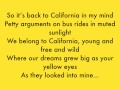 Steve Grand — Back to California — Lyrics 
