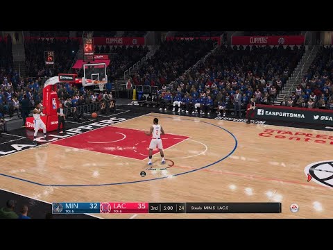 NBA LIVE 22 Leonard Slam dunk on TOWNS