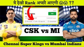 Chennai vs Mumbai Dream11 Team | CSK vs MI Dream11 Prediction | CHE vs MI Dream11 Today Team