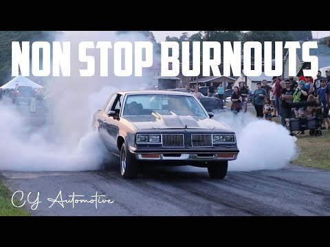 Non Stop Burnouts After Car Show!