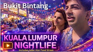 Download lagu Bukit Bintang nightlife | Kuala Lumpur nightlife | Jalan Alor food street Kuala Lumpur | Indian food mp3