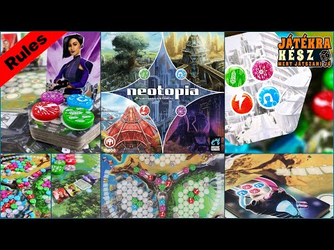 Neotopia avagy az Azul alternatívája?  - Szabálymagyarázat - Játékra kész / Play Right Away