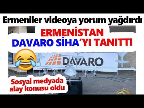 Ermenistan DAVARO SİHA'yı tanıttı! Sosyal medyada alay konusu oldu