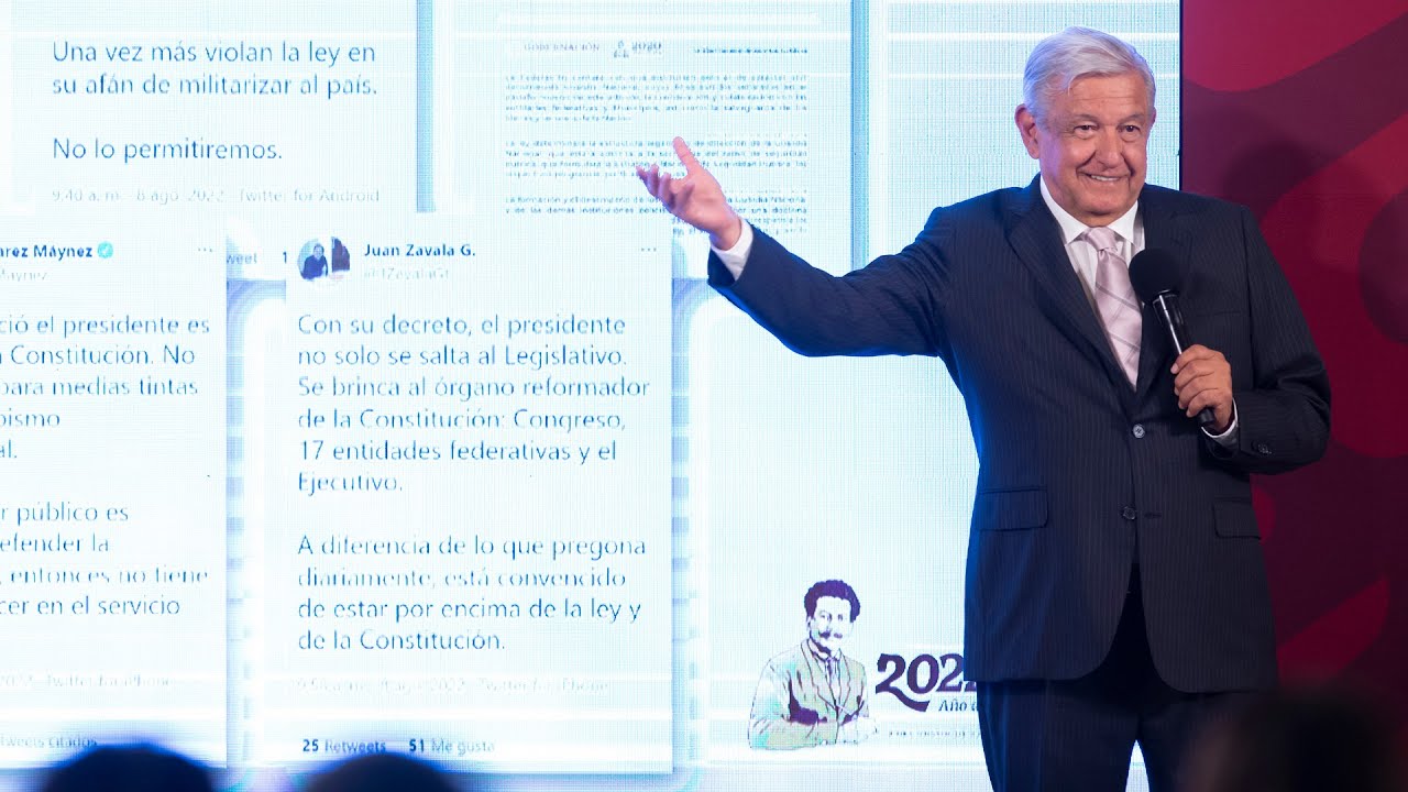 Mañanera de AMLO del 10 de agosto de 2022