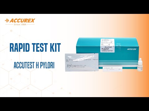 H.pylori  ab antibody card test - pack of 50 test - accutest...
