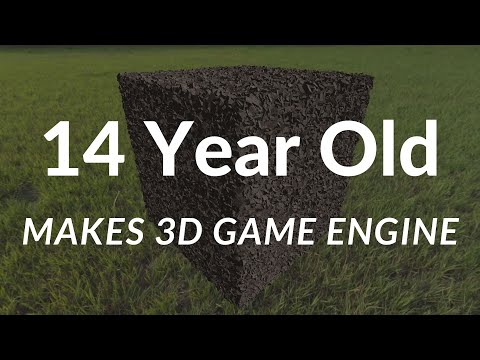 14 YEAR OLD makes 3D GAME ENGINE!
