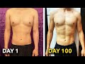 MOTIVATING! 100 Day Teenage Natural Body Transformation (During Lockdown)