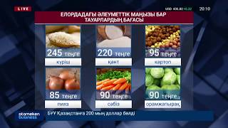 ЕЛОРДАНЫҢ САҚТАНДЫРУ ҚОРЫНДА ҰН МЕН ҚАНТ ҚАНА ҚАЛДЫ