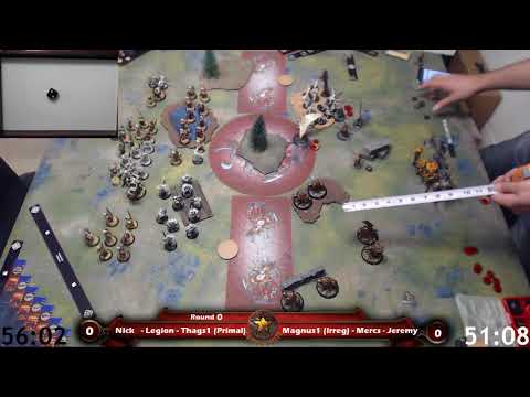 Warmachine Hordes - Menoth (Kreoss2) Vs. Skorne (Hexeris1)