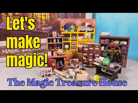 Starting a new kit! The Magic Treasure House: Magic book shelves! 🪄🔮🧙‍♂️
