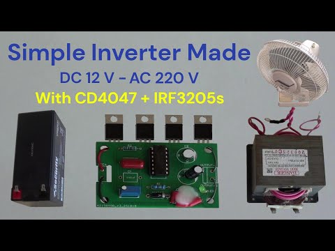How To Make A Simple Inverter With CD 4047?
