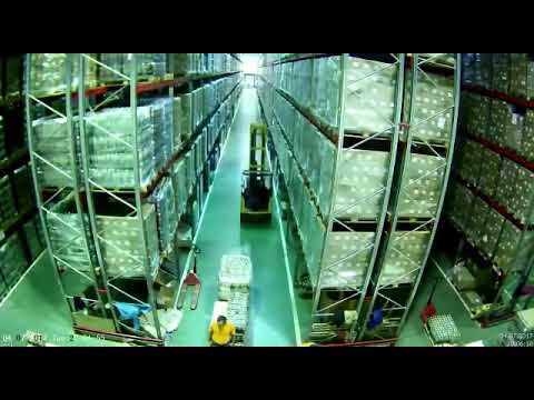 Watch Forklift DESTROY Entire Warehouse