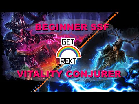 [HC] GD Beginner SSF Leveling - Vitality Conjurer, Part 2: act 2+3