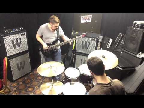 Leaving the camera on. Bass and Drums improv/Jam Carl Dawkins & Alberto Villa