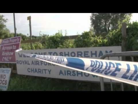 Shoreham air crash: Worthing United staff pay tribute