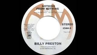 1974 HITS ARCHIVE: Nothing From Nothing - Billy Preston (a #1 record--stereo 45)