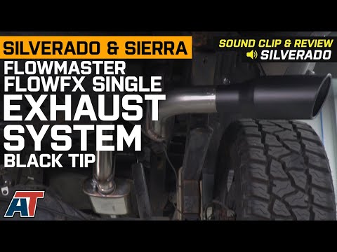 2014-2018 Silverado & Sierra Flowmaster FlowFX Exhaust w/Black Tip; Side Exit Review & Install