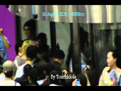 110816 SHINee at Suvarnabhumi Airport ThailandTouchIdols