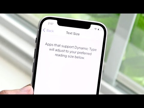How To Increase Font Size On ANY iPhone! (2021)