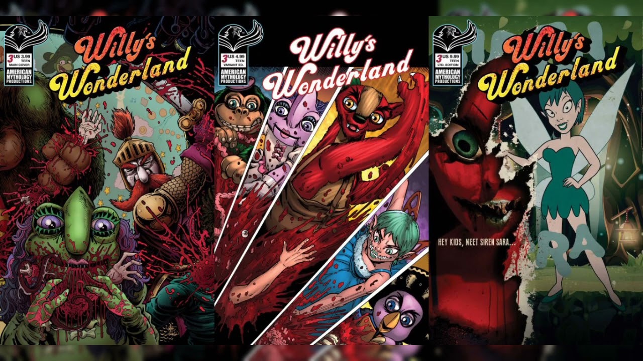 all willys wonderland comic covers