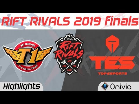 SKT vs TES Highlights Rift Rivals Finals LCK LPL LMS VCS 2019 SK Telecom T1 vs Top Esports by Onivia