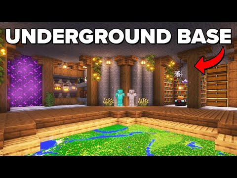 Minecraft: Ultimate Underground Base | Tutorial🏠