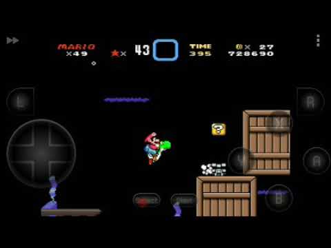 Super Mario World (SNES) - Sunken Ghost Ship - Gameplay