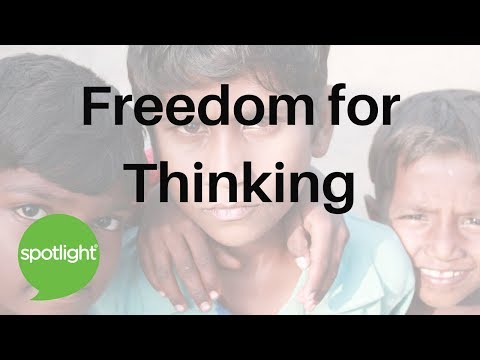 Freedom for Thinking | practice English with Spotlight