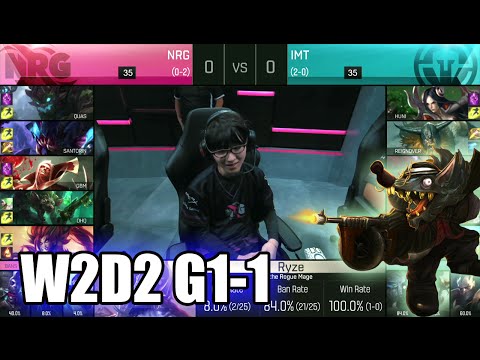 NRG eSports vs Immortals | Game 1 S6 NA LCS Summer 2016 Week 2 Day 1 | NRG vs IMT G1 W2D1 1080p