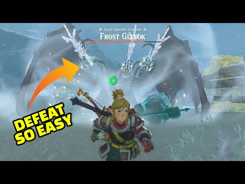 How to Defeat Frost Gleeok Boss Fight South Tabantha Snowfield - Zelda Tears of the Kingdom (2023)