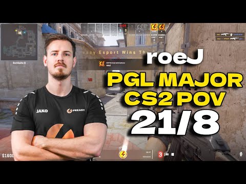CS2 POV Preasy roeJ (21/8) vs Guild Eagles (Inferno) PGL CS2 Major Copenhagen 2024 Europe RMR B