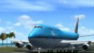 preview picture of video 'EHAM - TNCM KLM720'