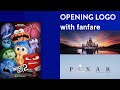 Walt Disney Pictures Pixar Animation Studios Logo With Fanfare 2024 Open Matte